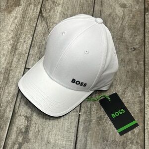 Boss White Cap